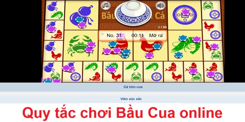 Quy tắc cơ bản của trò chơi Bầu Cua