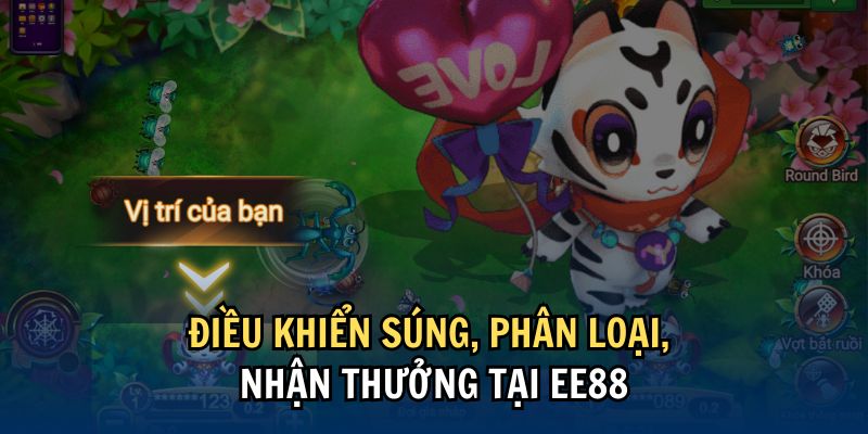 Điều khiển súng, phân loại, nhận thưởng tại EE88